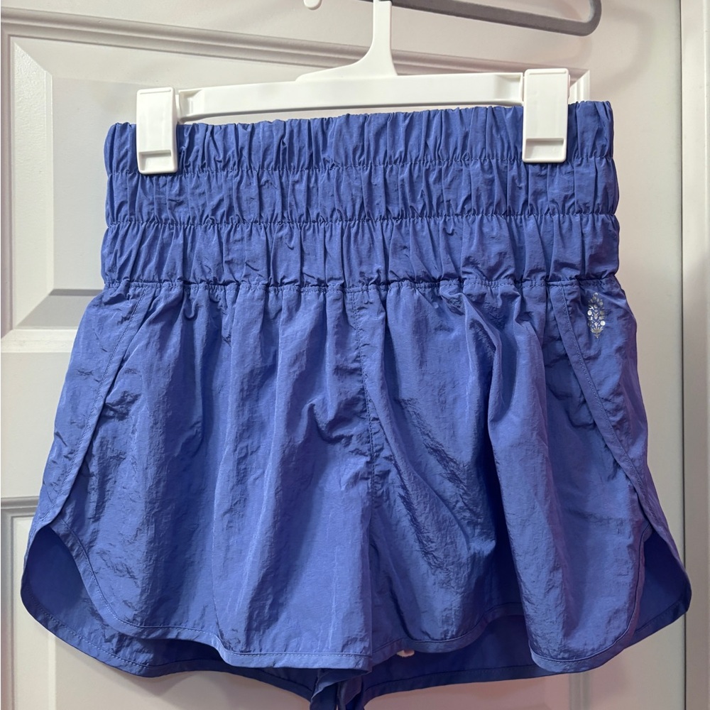 FP Movement Blue Athletic Shorts with Elastic Waist